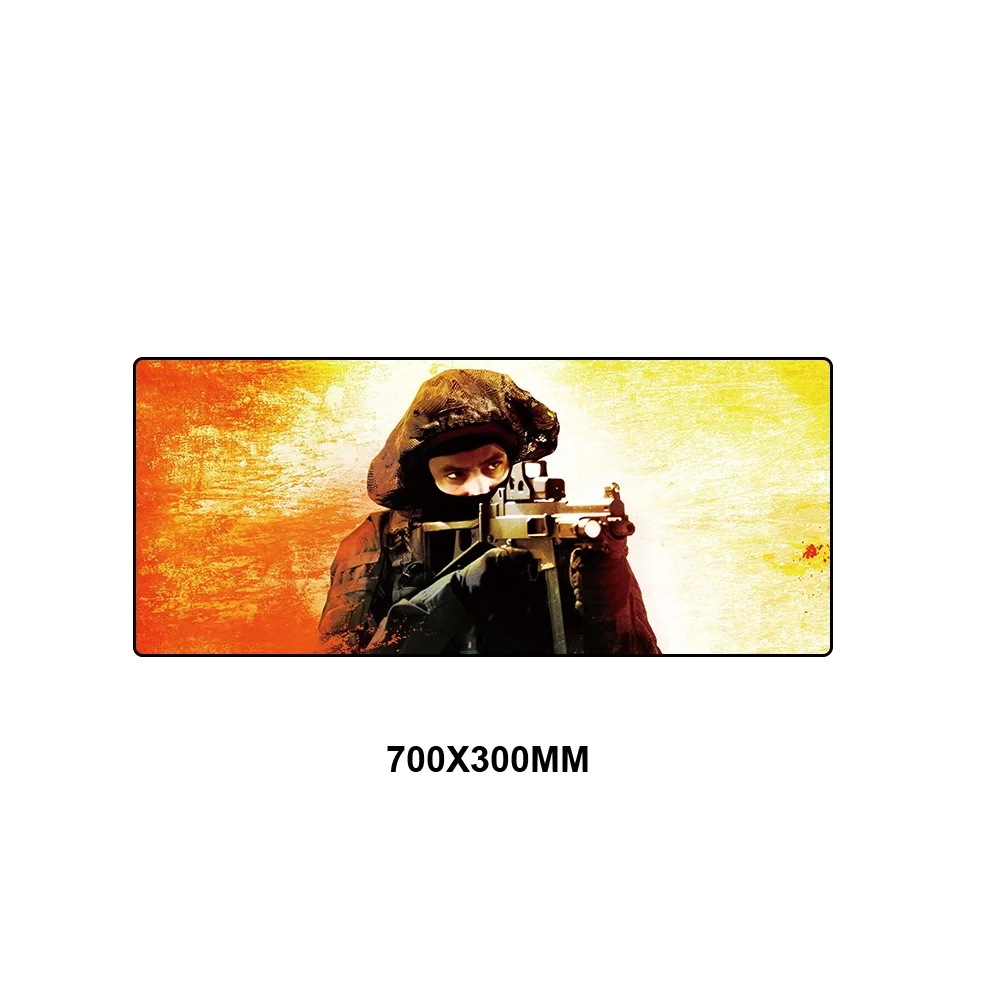 cs go Mouse Pad Pad to Mouse Notbook Computer Locked Edge Speed CSGO Play Mats Version Gaming Padmouse to Keyboard Mouse Matpad - Цвет: RW013