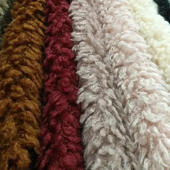 

Lamb roll thick sheep curl plush fabric imitation fur fabric lamb wool Bao warm lizi curl fabric wholesale