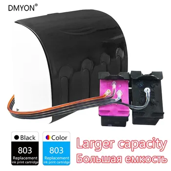 

DMYON Compatible for Hp 803 CISS Refill Ink Cartridge Envy 4516 4512 4520 4522 Officejet 3830 4650 4652 4652 Printer