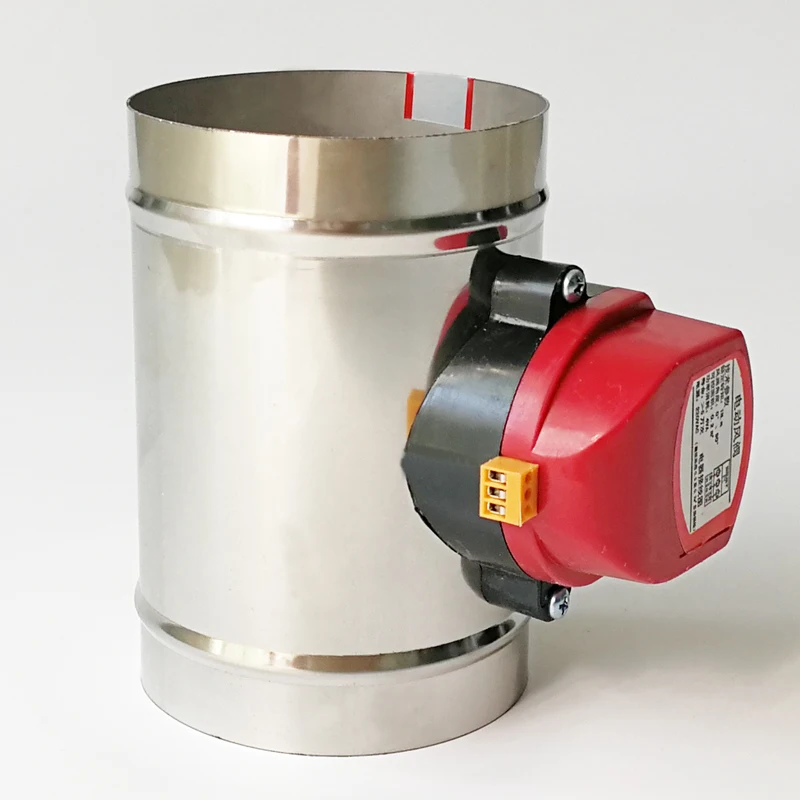 Válvula de Ventilação do ar do Amortecedor de ar 100 Válvula Elétrica do Duto de ar Motorizada Valor do Amortecedor Interruptor de Duas Vias para o Sistema da Atac 220v