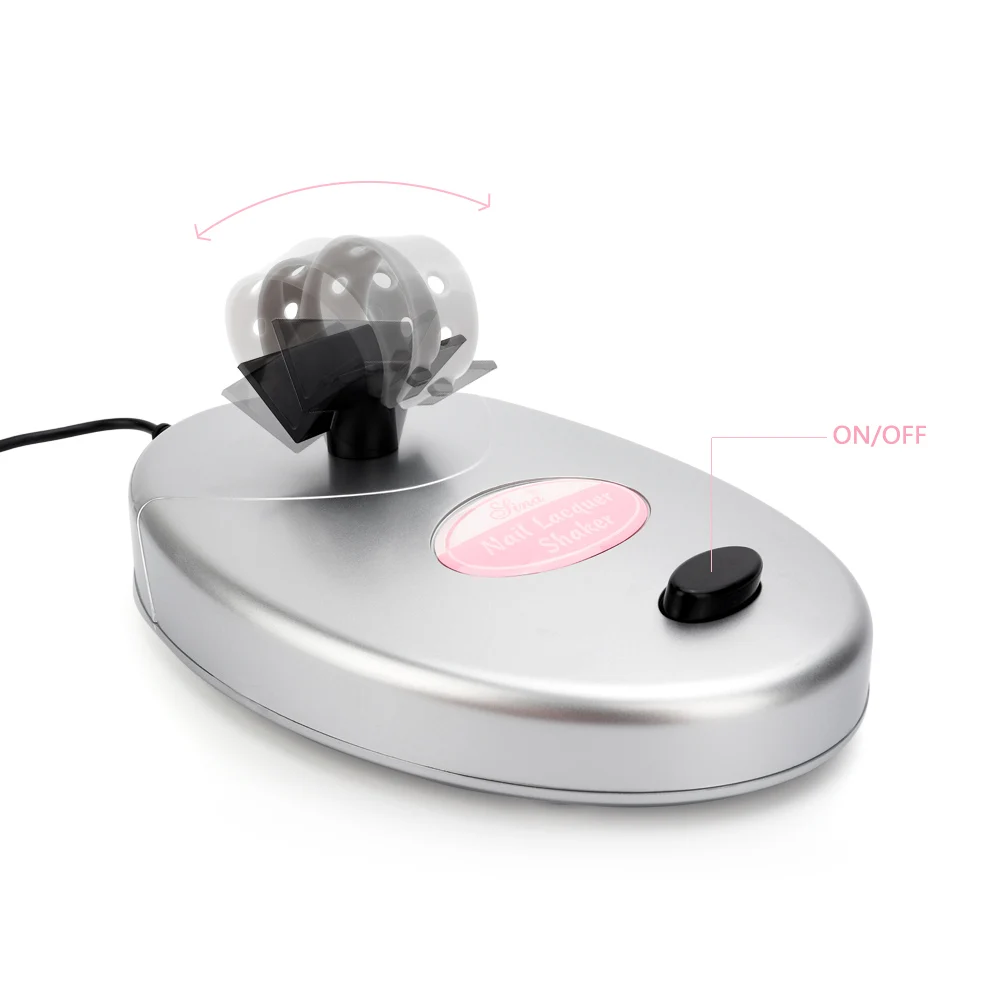  Nail Lacquer Shaker Adjustable Nail Gel Polish Varnish Bottle Shaking Machine Liquid Bottle Anti Ca