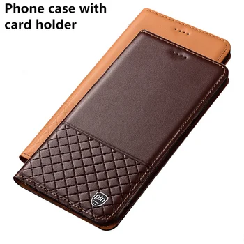 

Genuine Leather Phone Case With Card Holder For ViVO Y50 Leather Case For ViVO Y9S/ViVO Y7S/ViVO Y5S Phone Bag Stand Funda Coque