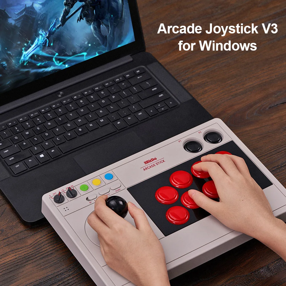 2020 Rocker Game Controller 8BitDo V3 Arcade Controller 3 Mode Fight Stick For Nintend Nintendo Switch