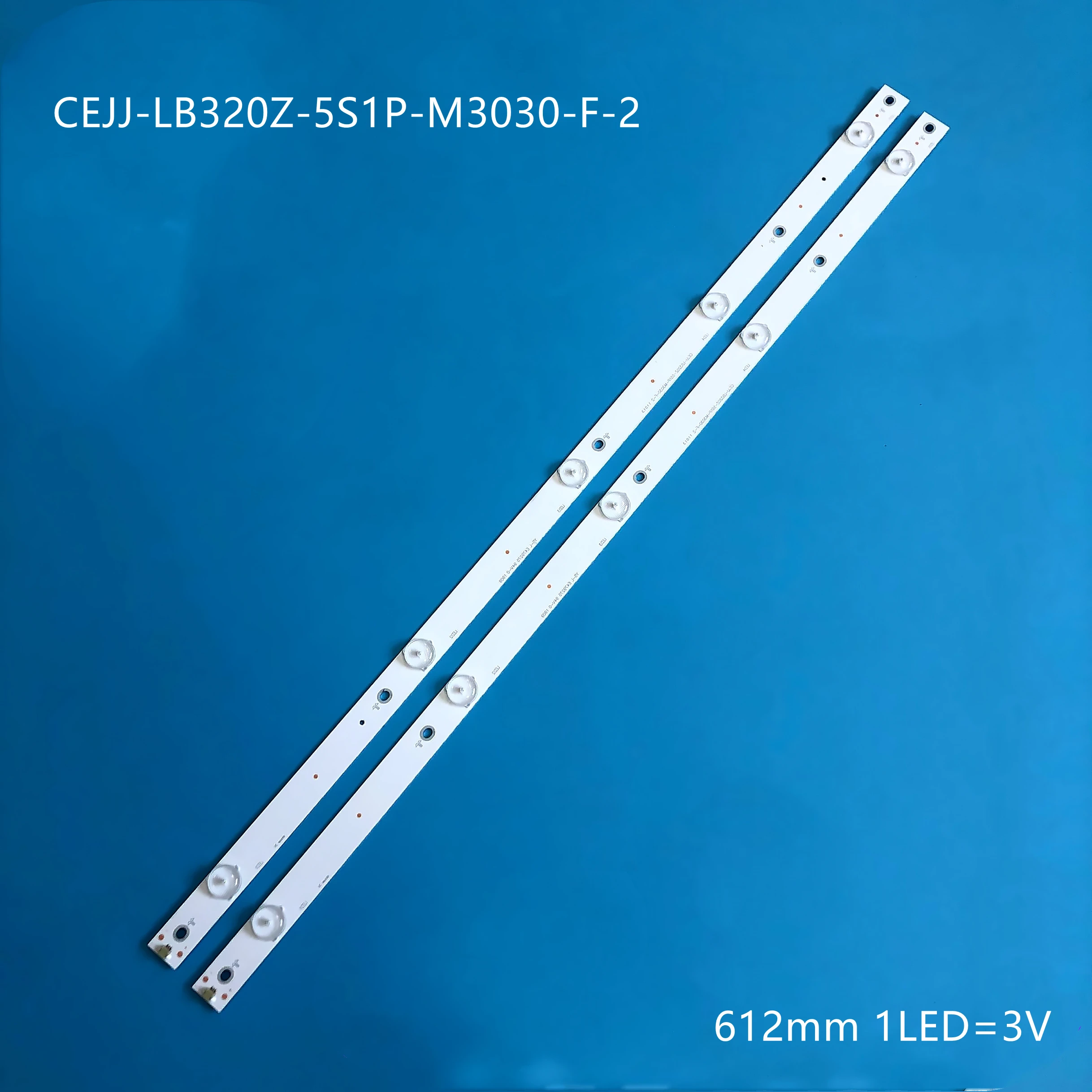 

20PCS LED Backlight strip 5 lamps For LE32M3776 CEJJ-LB320Z-5S1P-M3030-F-2 AOC LE32M3778 32PHF5292/T3 32PHF3212/T3 32PHG5813/78