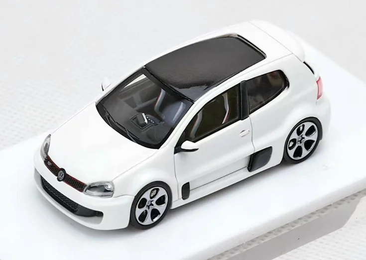 Модель автомобиля Mercury TP 1:64 Golf GTI W12 650 из смолы белый цвет подарок на день рождения