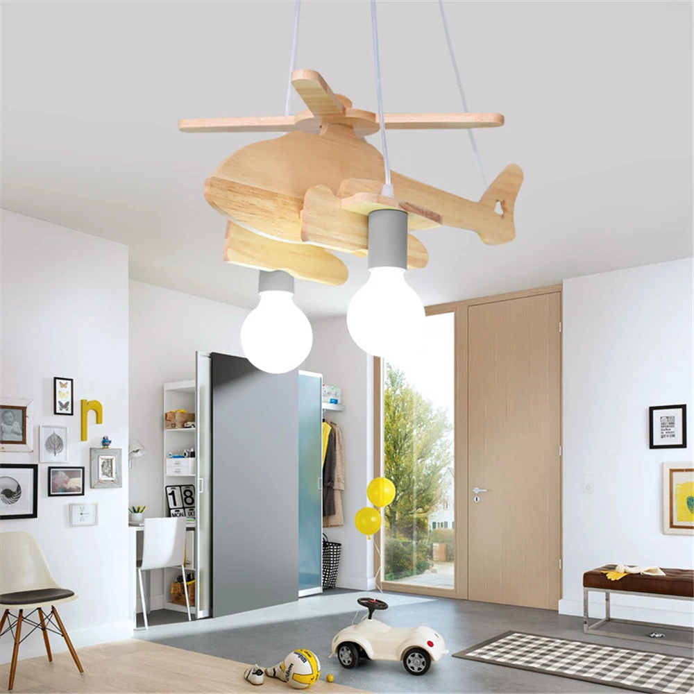 Children's pendant lights modern Led Light Line E27 Bedroom Parlor Hotel Hall Living room wood children hanging lamp Dropship Children's pendant lights modern Led Light Line E27 Bedroom Parlor Hotel Hall Living room wood children hanging lamp Dropship