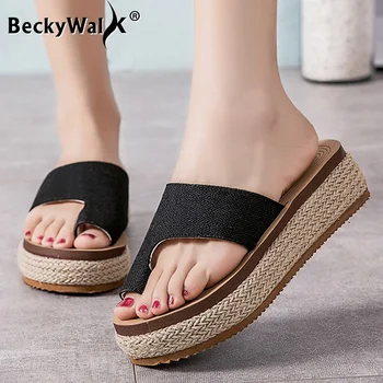 

Women Sandals Fashion Platform Shoes For Women Slippers Summer Beach Shoes Flip Flops Sandals Women Casual Shoes Large WSH3633