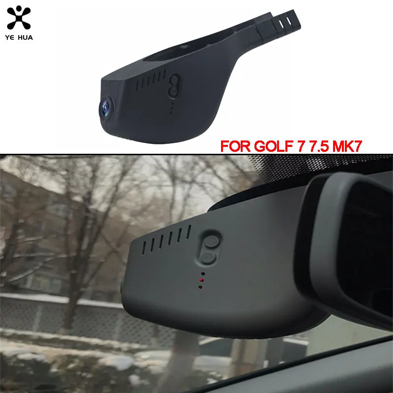Видеорегистратор для VW Volkswagen Golf 7 5 MK7 13-19 Скрытая Запись вождения DVR Full HD 1080P