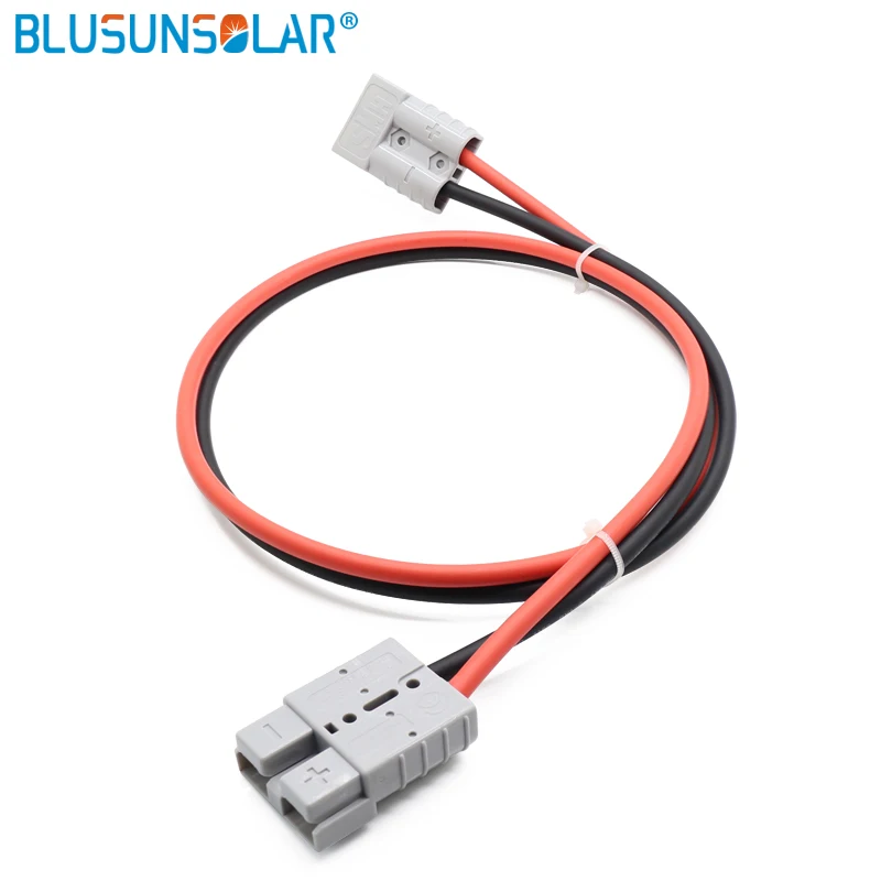 Соединитель SB50A 600V с 1m 4mm2 Красный Черный Солнечный кабель подключения солнечной