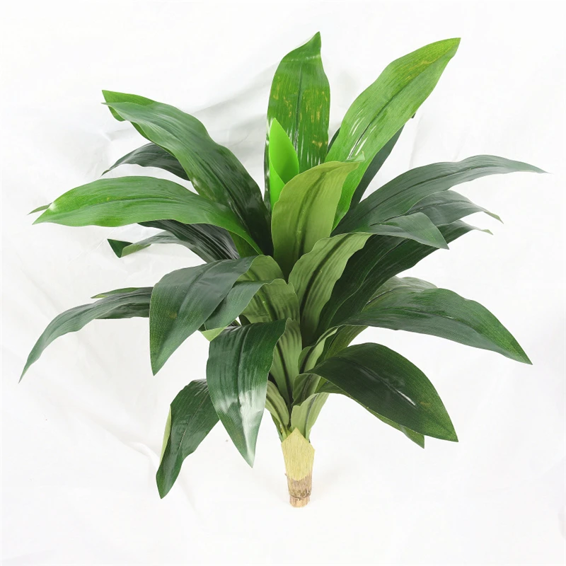 75cm Dracaena Tree 2 75 см Большой поддельный драцена дерево тропический кустарник пальмовое дерево искусственное растение ветка настоящий на прикосновение шелк зеленые листья для домашнего осеннего декора - Цвет: 75cm Dracaena Tree 2