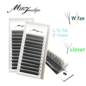 

New YY style clover 3D lash extensions easy to fan MLJmeilijie Lashes