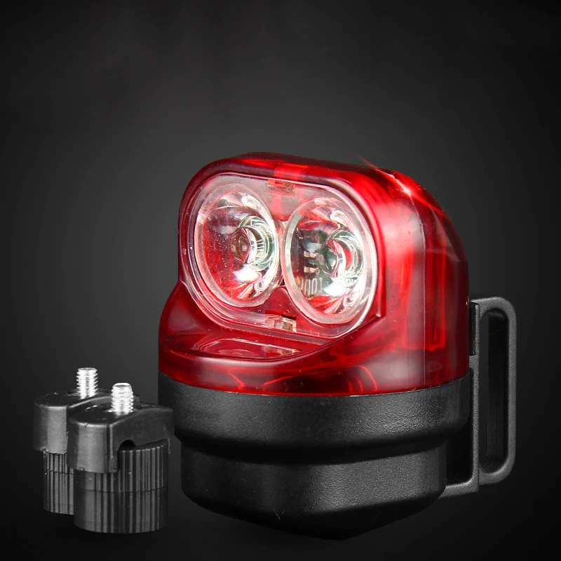 Sale GOMGIRONA Magnetic Induction Riding Warning Mountain Bike Light Cycling Rear Front Tail Wheel Light with Holder Bike Accessory 2