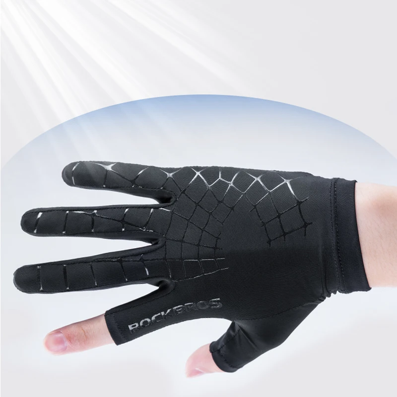ROCKBROS Cycling Gloves Summer Anti-slip Thin Men Women Touch Screen Mitten Sports Driving Fishing Gloves MTB Bike Bicycle Glove 4
