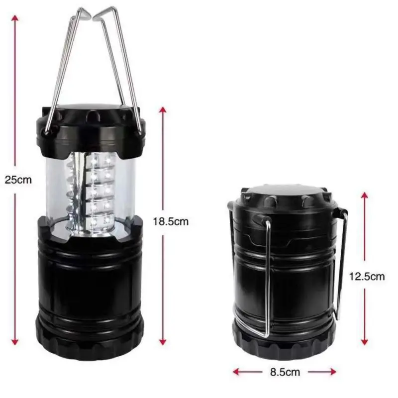 

Portable LED Tent Light Stretch Foldable Camping Hiking Light Outdoor Round Pony Light Lantern