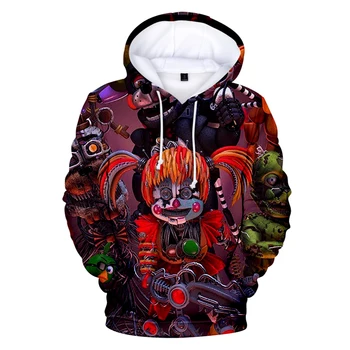 

Hot Game 3D Print Hoodies Women/Men Fashion Five Nights At Freddy Hooded Clothing Sweatshirts Casual Top Cosplay Costume Clothes
