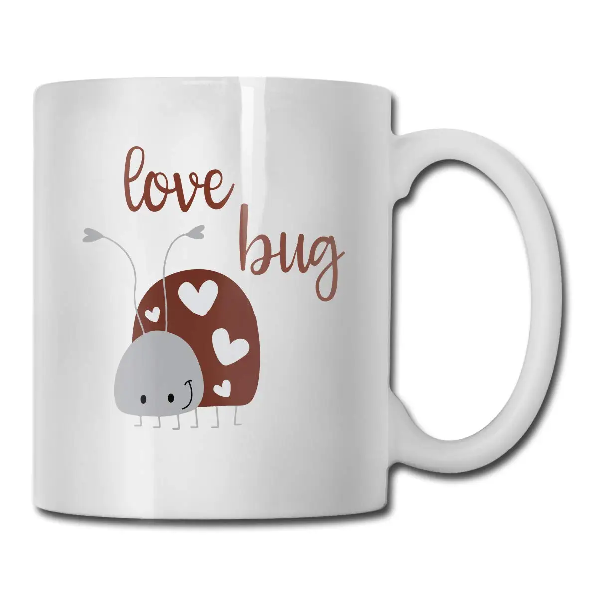 Кружка с надписью Love Bug 11 унций|Кружки| |