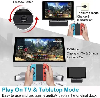 

For Nintend Switch HDMI Video Converter Base Switch Portable TV Base Converter Game Accessories For NS Game Console