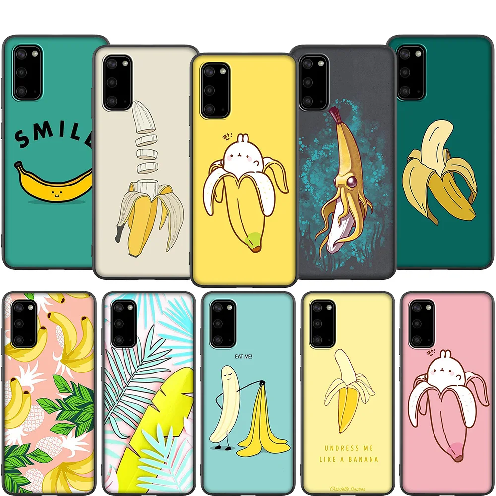 Lavaza Cartoon Finger Funny Banana Soft TPU Case for Samsung Note A3 A5 A6 A7 A8 A9 8 9 J6 A10s A20s A30s A40s A50s 10 A70 Plus | Мобильные