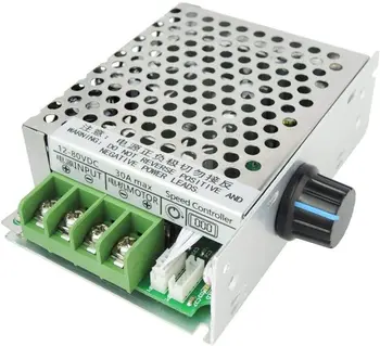

12V-80V 30A DC Motor Speed Controller PWM Variable Speed Regulator Governor Switch With Speed Control Knob DC Motor Controller