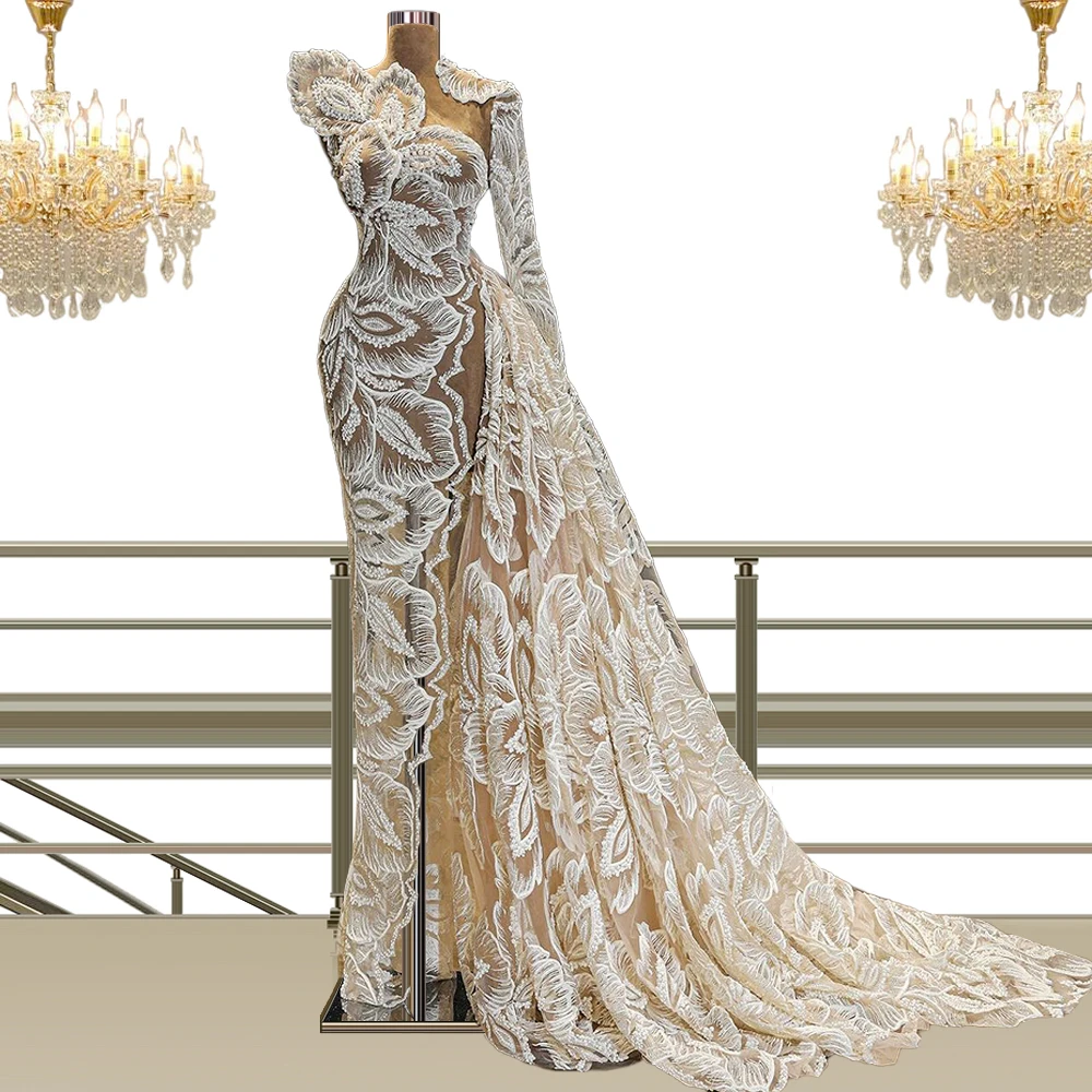 Floria Flower Evening Dresses Long Prom Gowns Women's Clothes Kaftans