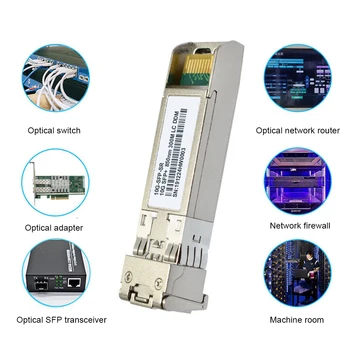 

10pcs Optical SFP+ Module 10Gb/s 850nm 300m multimode SFP-10G-SR Duplex LC with DDM