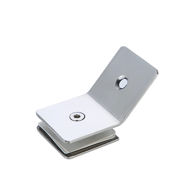 

Durable hardware 304 stainless steel mirror smooth surface glass clip bracket fixed multi-angle optional