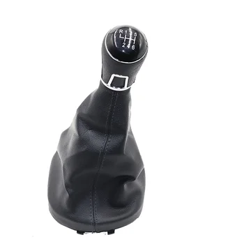 

5/6 Speed Gear Shift Knob Gearstick Gaiter Boot For VW Touran 2003-2010 Caddy MK2 2004 2005 2006 2007 - 2009 shifter knob gear s