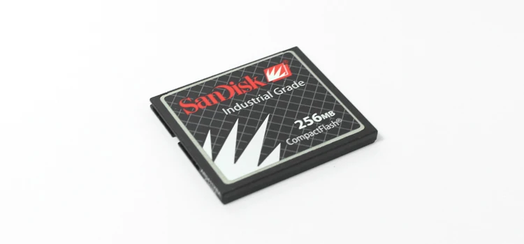 Карта памяти SanDisk CF 256M промышленного класса, обработанная станком с ЧПУ карта CF с адаптером PCMCIA, карта памяти для автомобиля MP3