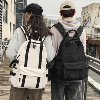 

Ins Schoolbag Female Korean Version Harajuku Ulzzang College Student Shoulder Bag Mori Vintage Sense Simple Tide Girl Backpack