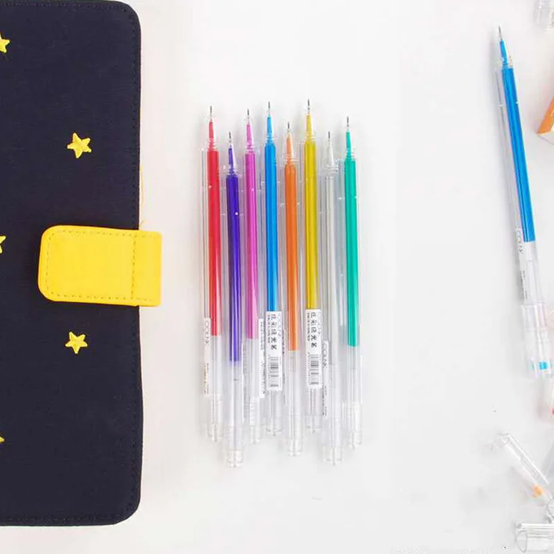 8 шт цветной хайлайтер набор ручек для рисования мелкая точка 0,5 мм маркер для скрапбукинга альбом дизайн Открытка Подарок школа F880