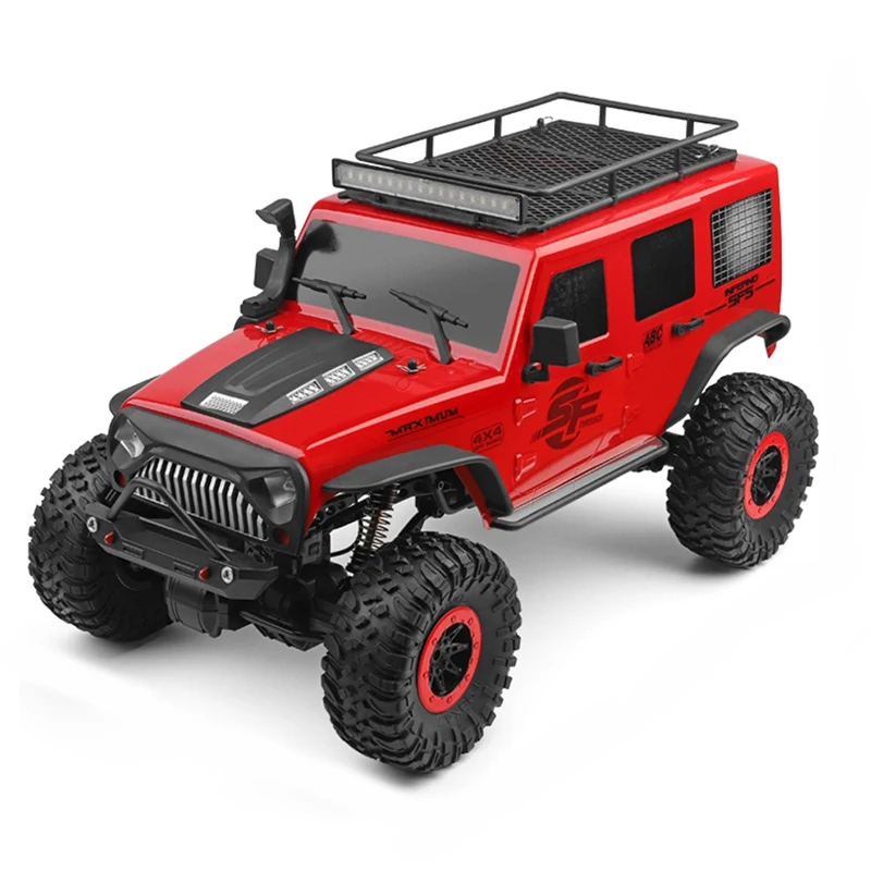 Wltoys 104311 1/10 2,4G 4X4 гусеничный Радиоуправляемый автомобиль пустыня горный рок модели автомобилей с двумя моторами светодиодный головной светильник