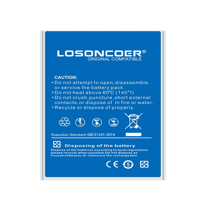 LOSONCOER батарея 2900mAh AB2500AWMT для Philips S318 CTS318 Замена батареи мобильного телефона большой емкости