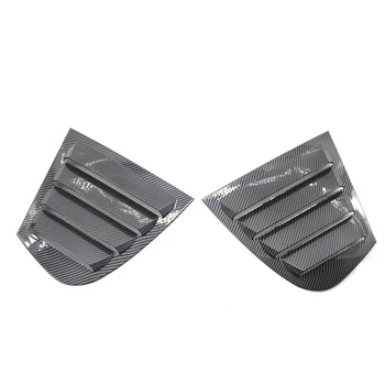 

Rear triangular Crabon Fiber Style window air outlet For BMW 3 Series E90 09-11 328i 335i xDrive