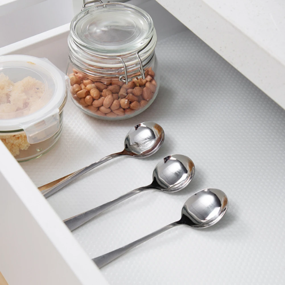 30/45cm EVA Shelf Liner Pad Clear Drawer Mat Oil-Proof Waterproof Cabinet Pad Refrigerator Mat For Kitchen Table Cupboard Pantry