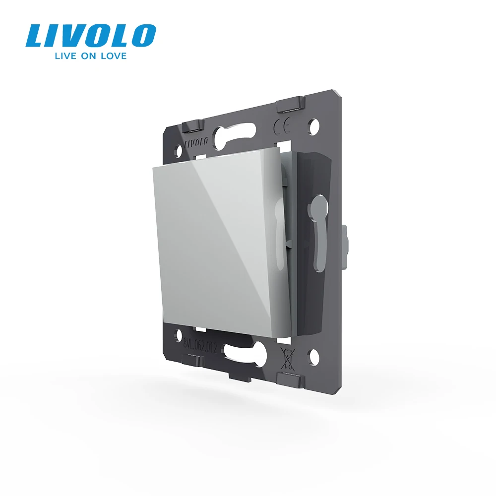 Livolo Белые пластиковые материалы стандарт ЕС 10А Большой Двухсторонний