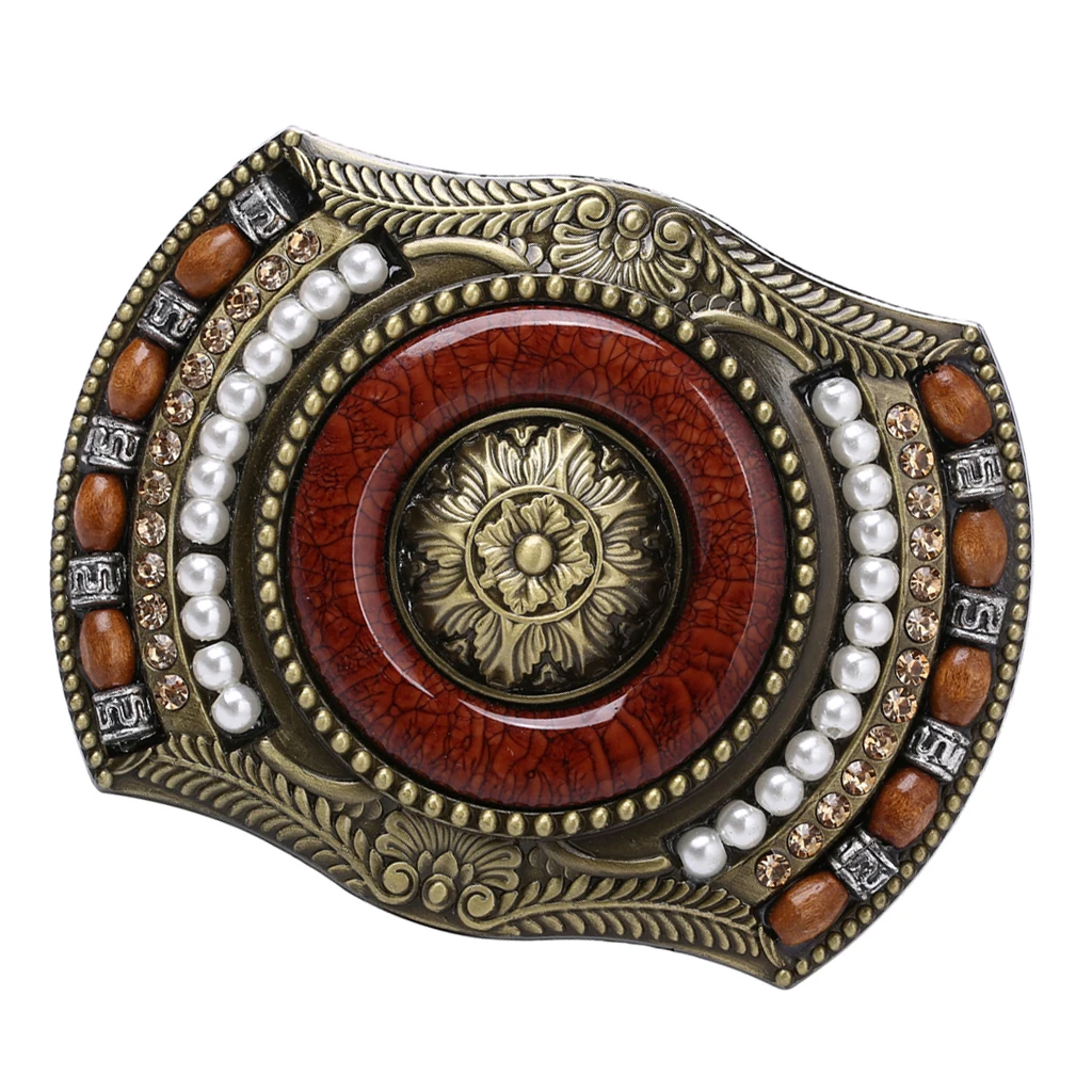 

Men's Western Bohemia Indian Cowboy Buckle Vintage Belt Buckle Replacement Belt Strap