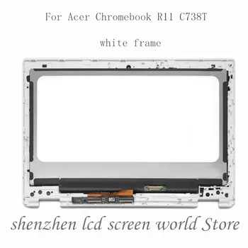 

laptop lcd screen fit for ACER CHROMEBOOK R11 C738T digitized screen touch assembly display HD 30PIN