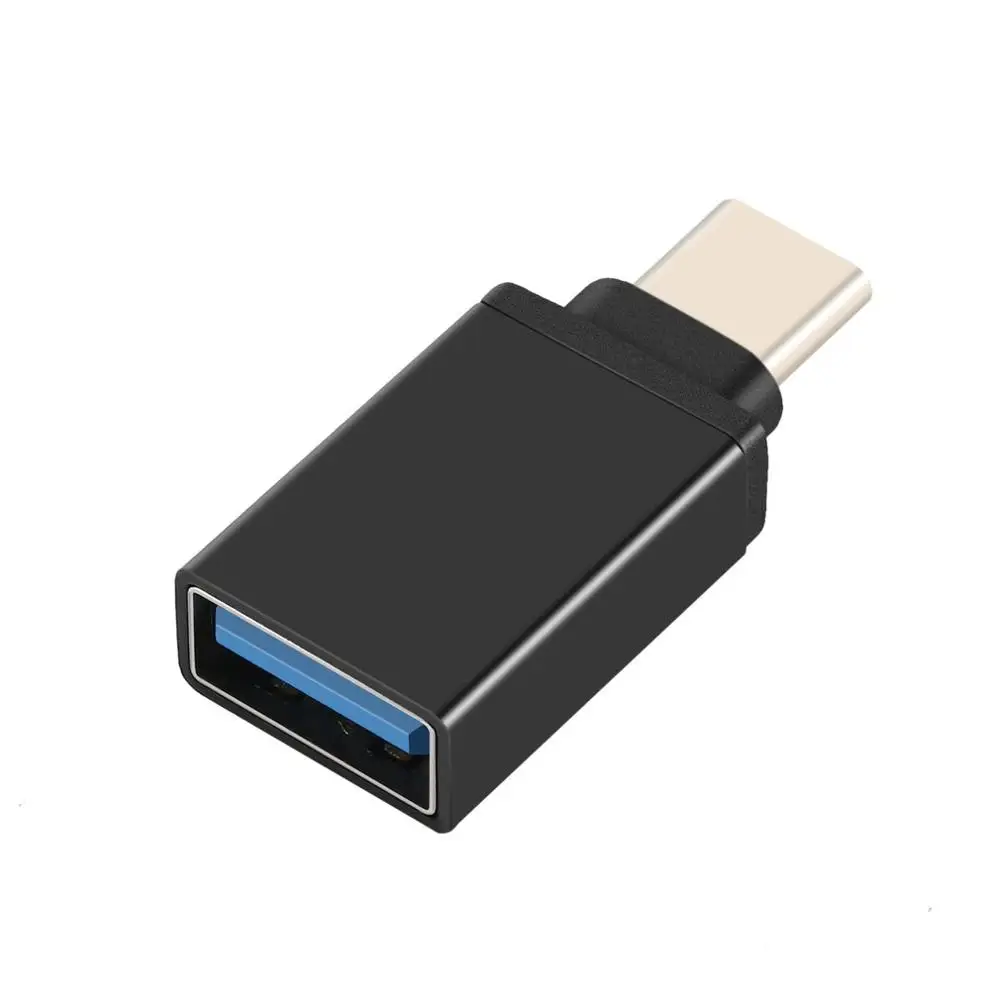 Usb type C OTG адаптер USB 3,1 на USB 3,0 OTG type-C конвертер для Macbook samsung S10 s9 huawei USB-C разъем - Цвет: Черный