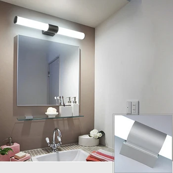 

12/16/22 W Toilet Cabinet Modern Soft Warm White Metal Base Bathroom Led Light LED Light Wall Acrylic Fixture