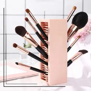 

Silicone Makeup Organizer Display Holder Cosmetic Case Stands Travel Storage Drawer Large Capacity Brush Lipstick Desktop Insert