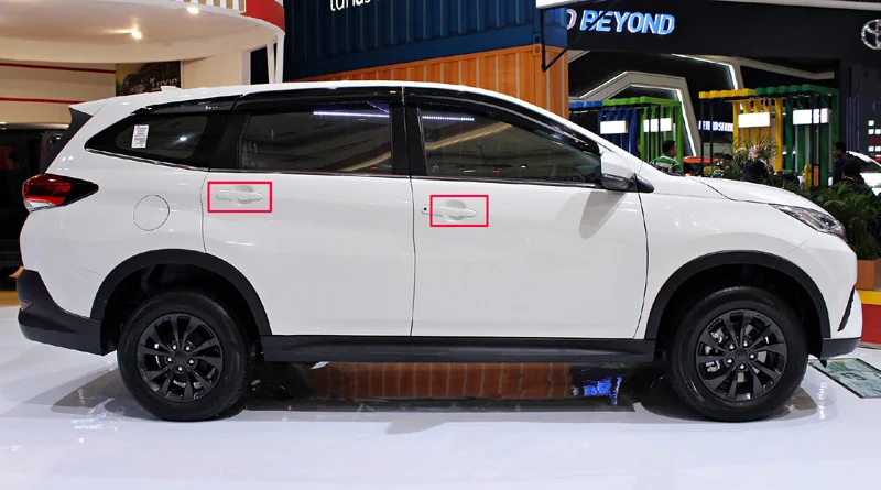 Для Toyota RUSH(F800/F850) автомобильные аксессуары из углеродного волокна стильная дверная ручка крышка чаши Накладка для автомобильной дверной ручки