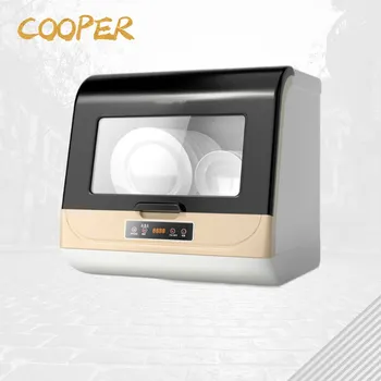 Online Intelligent Full-Automatic Dishwasher Domestic Desk Type Installation Free Mini Air Drying Intelligent Dish Washing Machine
