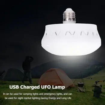 

Energy Save 66LED Globe Lamp 16W Home Bar Hall Ceiling Light Ultra-thin USB Charging Bulb E27 Touch Light