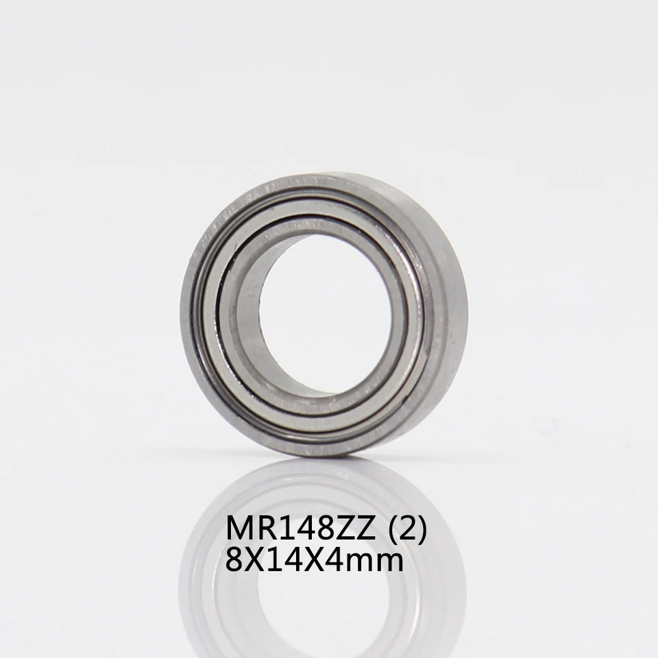 Lot De 2 Roulements à Billes Acier Inoxydable 14x8x4 Mm - Pour Moulinet De Pêche, Billes Céramique, Haute Vitesse