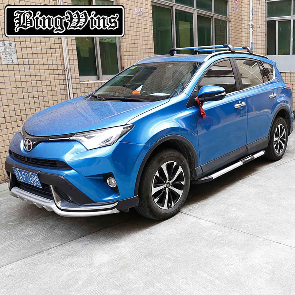 BeingWins автомобильный Стайлинг для Toyota RAV4- алюминиевый сплав порог бар добро пожаловать педаль
