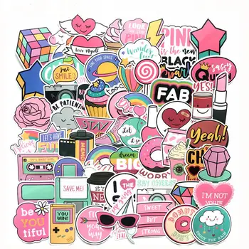

60PCS Girl Cute Lovely Laptop Stickers Water Bottle Skateboard Motorcycle Phone Bicycle Luggage Guitar Bike Sticker Decal Vinyl