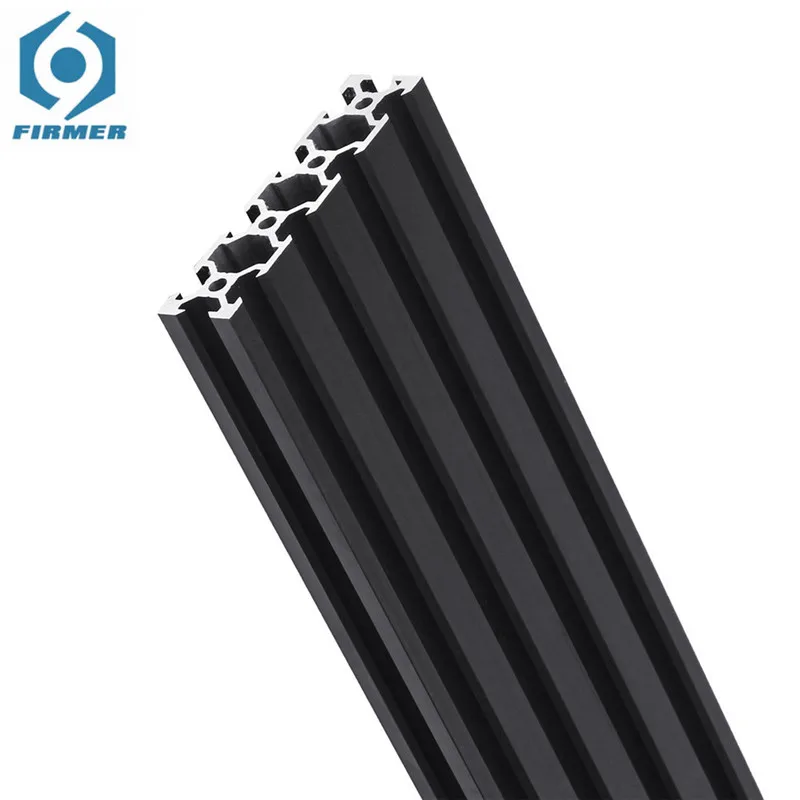

200-1000mm Black 2080 V-Slot Aluminum Profile Extrusion Frame for CNC Laser Engraving Machine Tool Woodworking DIY