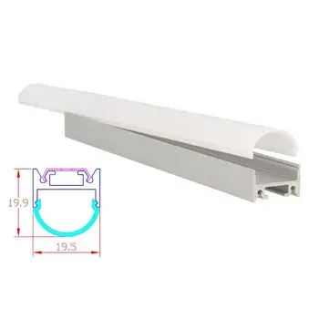 

LEDLUX BA3342 BA1814 diffuser cover round Opal for aluminum profile