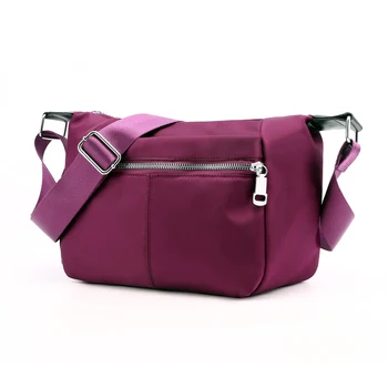 

Hot Sale Handbag New Design Zipper Shoulder Bag Female Bag Waterproof Nylon Bag Fashion Ladies Crossbody Bags Bolsas