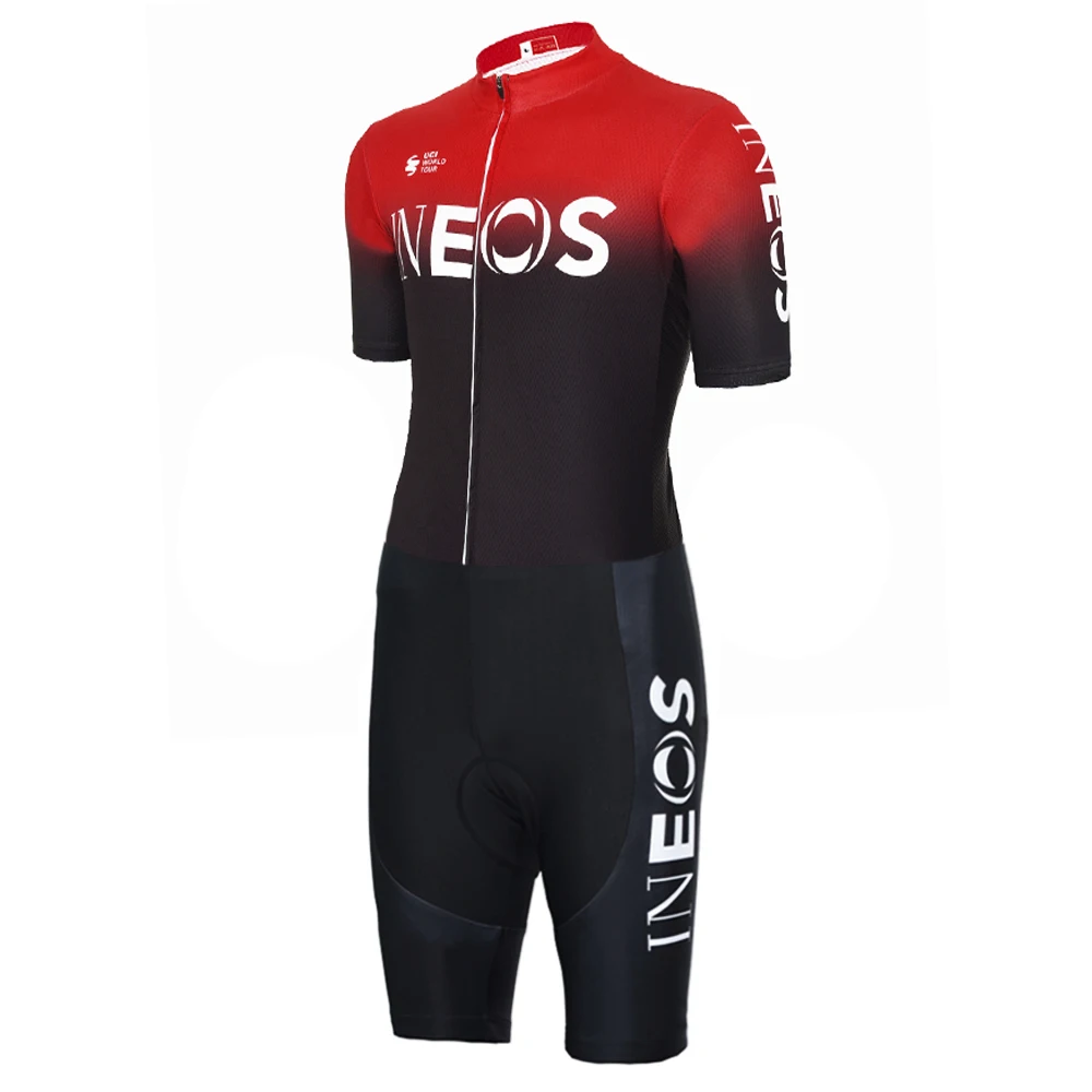 

2019 men INEOS cycling Skinsuit Ropa Ciclismo Maillot Jumpsuit Road Racing Skinsuit Bike Jersey maillot ciclismo 9D bib shorts